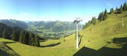 Archiv Foto Webcam Blick von der Bichlalm über Kitzbühel 07:00