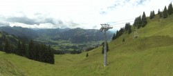 Archiv Foto Webcam Blick von der Bichlalm über Kitzbühel 11:00