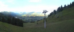 Archiv Foto Webcam Blick von der Bichlalm über Kitzbühel 06:00