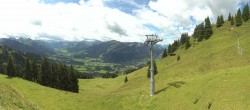 Archiv Foto Webcam Blick von der Bichlalm über Kitzbühel 11:00