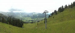 Archiv Foto Webcam Blick von der Bichlalm über Kitzbühel 13:00