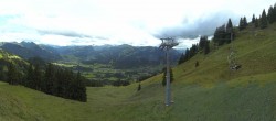 Archiv Foto Webcam Blick von der Bichlalm über Kitzbühel 17:00