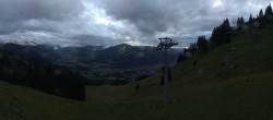 Archiv Foto Webcam Blick von der Bichlalm über Kitzbühel 21:00