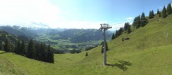 Archiv Foto Webcam Blick von der Bichlalm über Kitzbühel 13:00
