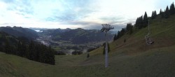 Archiv Foto Webcam Blick von der Bichlalm über Kitzbühel 05:00