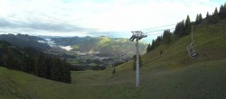 Archiv Foto Webcam Blick von der Bichlalm über Kitzbühel 06:00