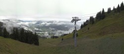 Archiv Foto Webcam Blick von der Bichlalm über Kitzbühel 06:00