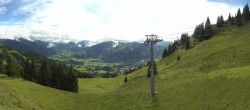 Archiv Foto Webcam Blick von der Bichlalm über Kitzbühel 15:00