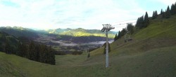 Archiv Foto Webcam Blick von der Bichlalm über Kitzbühel 05:00