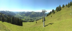 Archiv Foto Webcam Blick von der Bichlalm über Kitzbühel 11:00