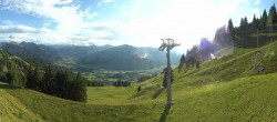 Archiv Foto Webcam Blick von der Bichlalm über Kitzbühel 17:00