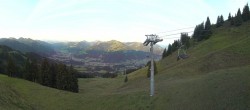 Archiv Foto Webcam Blick von der Bichlalm über Kitzbühel 05:00