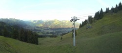 Archiv Foto Webcam Blick von der Bichlalm über Kitzbühel 06:00