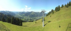 Archiv Foto Webcam Blick von der Bichlalm über Kitzbühel 09:00
