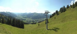 Archiv Foto Webcam Blick von der Bichlalm über Kitzbühel 13:00