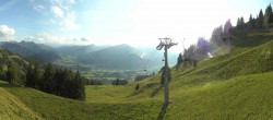 Archiv Foto Webcam Blick von der Bichlalm über Kitzbühel 17:00