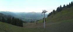 Archiv Foto Webcam Blick von der Bichlalm über Kitzbühel 05:00
