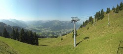 Archiv Foto Webcam Blick von der Bichlalm über Kitzbühel 09:00