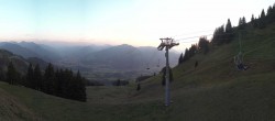 Archiv Foto Webcam Blick von der Bichlalm über Kitzbühel 19:00