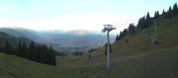 Archiv Foto Webcam Blick von der Bichlalm über Kitzbühel 05:00