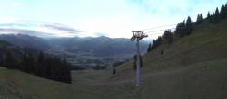 Archiv Foto Webcam Blick von der Bichlalm über Kitzbühel 05:00