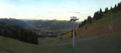 Archiv Foto Webcam Blick von der Bichlalm über Kitzbühel 05:00