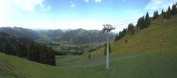 Archiv Foto Webcam Blick von der Bichlalm über Kitzbühel 07:00