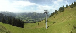 Archiv Foto Webcam Blick von der Bichlalm über Kitzbühel 09:00
