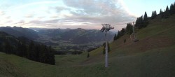 Archiv Foto Webcam Blick von der Bichlalm über Kitzbühel 03:00