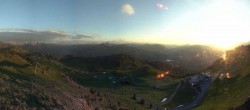 Archiv Foto Webcam Blick vom Kitzbüheler Hornköpfl 19:00