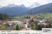 Archiv Foto Webcam Sicht auf Welsberg (Gsieser Tal, Südtirol) 11:00
