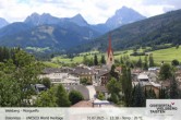 Archiv Foto Webcam Sicht auf Welsberg (Gsieser Tal, Südtirol) 11:00