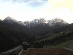 Archived image Webcam Hotel Hubertus in Olang - view towards Dolomites 17:00