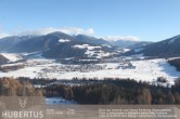 Archived image Webcam Olang in South Tyrol – Hotel Hubertus 09:00