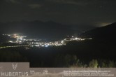 Archived image Webcam Olang in South Tyrol – Hotel Hubertus 23:00