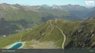 Archiv Foto Webcam Jakobshorn - Blick Richtung Brämabüel 09:00