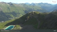 Archiv Foto Webcam Jakobshorn - Blick Richtung Brämabüel 02:00