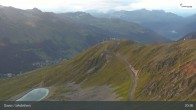 Archiv Foto Webcam Jakobshorn - Blick Richtung Brämabüel 19:00