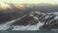Archiv Foto Webcam Jakobshorn - Blick Richtung Brämabüel 07:00