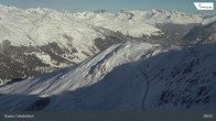 Archiv Foto Webcam Jakobshorn - Blick Richtung Brämabüel 08:00