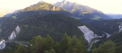 Archiv Foto Webcam Rheinschlucht - Swiss Grand Canyon 19:00