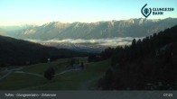 Archiv Foto Webcam Glungezer: Panoramablick Zirbensee 06:00