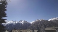 Archiv Foto Webcam Grächen - Blick nach Süd-West 13:00