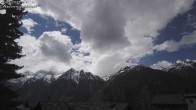 Archiv Foto Webcam Grächen - Blick nach Süd-West 13:00