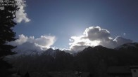 Archiv Foto Webcam Grächen - Blick nach Süd-West 17:00