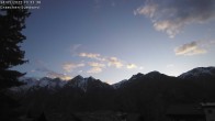 Archiv Foto Webcam Grächen - Blick nach Süd-West 19:00
