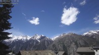 Archiv Foto Webcam Grächen - Blick nach Süd-West 11:00