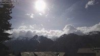 Archived image Webcam Grächen - South-West: Weisshorn 15:00