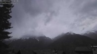 Archived image Webcam Grächen - South-West: Weisshorn 19:00