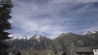 Archiv Foto Webcam Grächen - Blick nach Süd-West 09:00